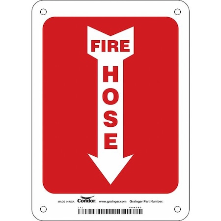 Condor Safety Sign, 5" W, 7" H, 0.004" Thickness 469Z03