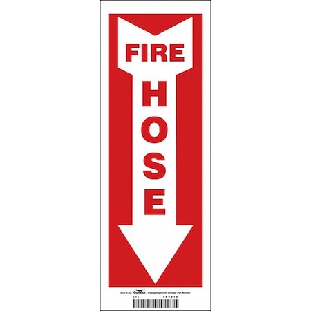 Condor Safety Sign, 5" W, 14" H, 0.004" Thickness 469Z15