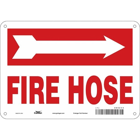 Condor Safety Sign, 7 in Height, 10 in Width, Polyethylene, Vertical Rectangle, English 469Z33