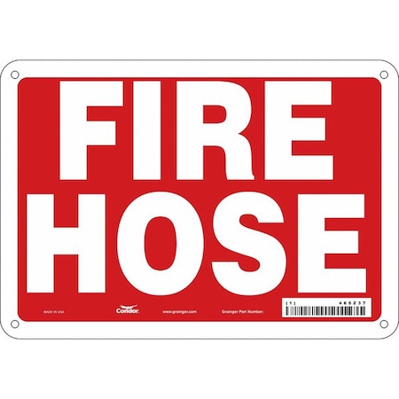 Condor Safety Sign, 10" W, 7" H, 0.032" Thickness 469Z37