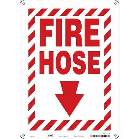 Condor Safety Sign, 10" W, 14" H, 0.055" Thickness 469Z68