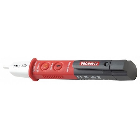 Amprobe Voltage Detector, 12 to 1000V AC, 6 1/8 in Length, Audible, Visual Indication NCV-1040