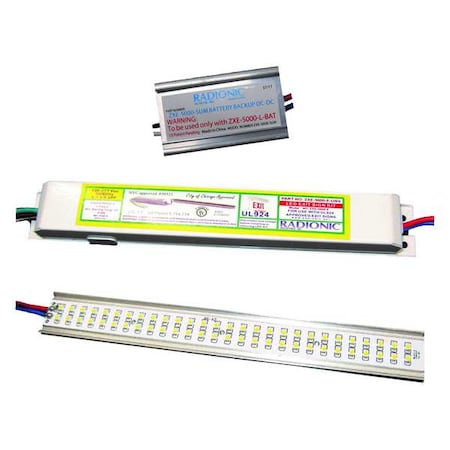Radionic Hi-Tech Exit Sign LED Retrofit Kit, 120/277V, 4.5W ZXE-5000-L-BAT