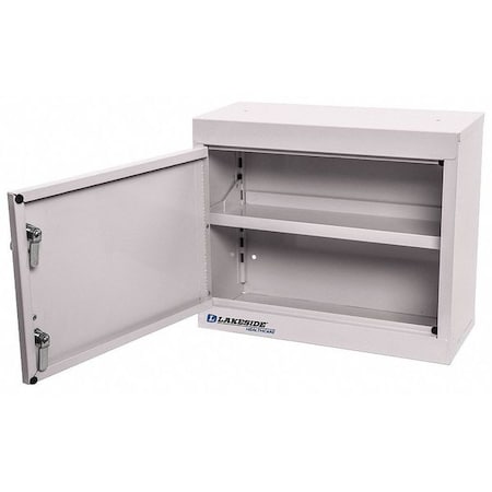 Lakeside Narcotics Cabinet, (1) Shelf, (1) Door, Double Lock - Beige LNC-1