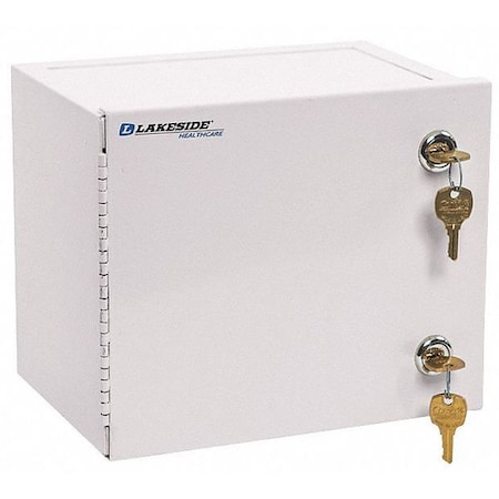 Lakeside Narcotics Cabinet, (1) Door, Double Lock - Beige LNC-4