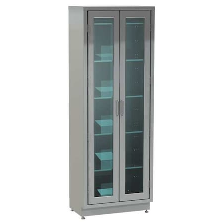 Lakeside Supply Storage Cabinet, Stainless Steel, 84 in H, 36 in W 3018