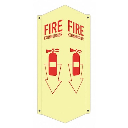 Lyle Safety Sign, 8" W, 18" H, 0.040" Thickness LCVB-0043-GA_4x18