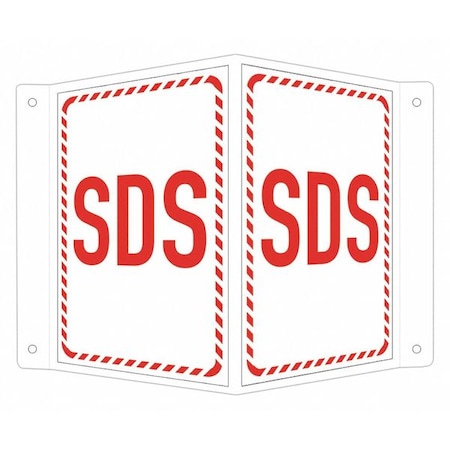 Lyle Safety Sign, 6 in x 7 1/2 in, Aluminum LCVB-0028-RA_4x6