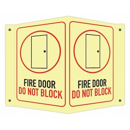 Lyle Safety Sign, 7-1/2" W, 6" H, 0.040" Thick LCVB-0006-GA_4x6