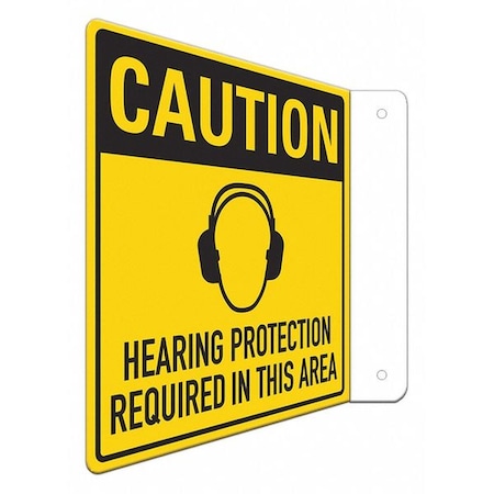 Lyle Safety Sign, 8" W, 8" H, 0.040" Thickness, LCFL-0018-RA_8x8 LCFL-0018-RA_8x8