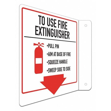 Lyle Safety Sign, 8" W, 8" H, 0.040" Thickness LCFL-0022-RA_8x8