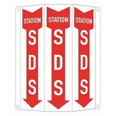 Lyle Safety Sign, 10 in Height, 8 1/4 in Width, Aluminum, Tri-Bend, English LCTB-0016-RA_2.67x12