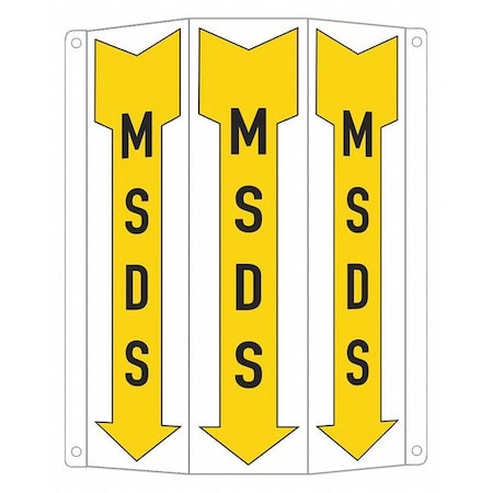 Lyle Safety Sign, 10 in Height, 8 1/4 in Width, Aluminum, Tri-Bend, English, Spanish LCTB-0021-NA_2.67x12