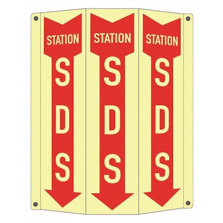 Lyle Safety Sign, 10 in Height, 8 1/4 in Width, Aluminum, Tri-Bend, English LCTB-0016-GA_2.67x12