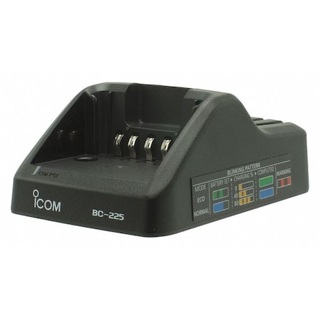 Icom Charger, 3 to 4 hr. Charge, 110VAC BC225
