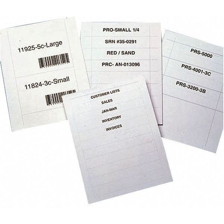 Aigner Index Laser Insert Sheets, Slide In, 11" L, PK250 KS20