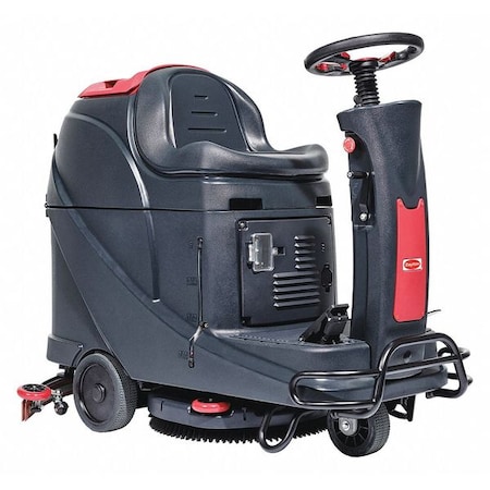 Dayton Rider Floor Scrubber, Compact 460U43