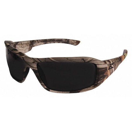 Edge Eyewear Brazeau, Safety Glasses, Anti-Scratch, Gray Lens, Camo Frame, Full-Frame XB116CF