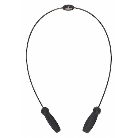 Mcr Safety Eyewear Retainer, Black, 16 1/2 in Length, Stainless Steel, Slip-On Attachment 223