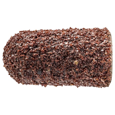 Pferd 3/16" x 7/16" POLICAP Abrasive Cap - Shape C - Aluminum Oxide - 80 Grit 46038