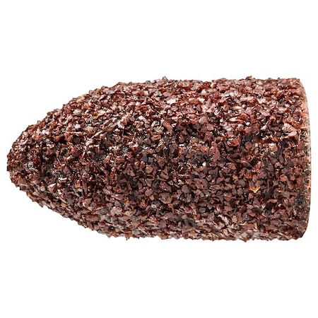 Pferd 3/16" x 7/16" POLICAP Abrasive Cap - Shape G - Aluminum Oxide - 80 Grit 46047