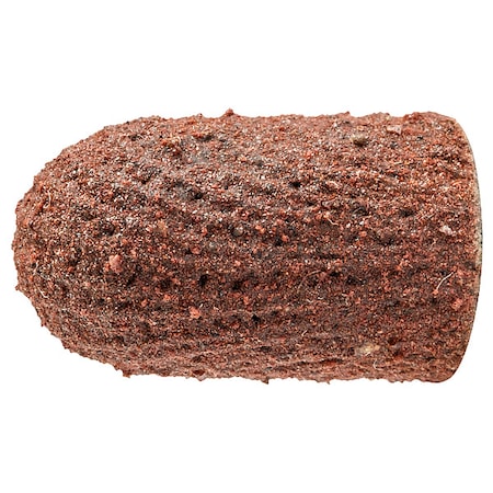 Pferd 9/32" x 1/2" POLICAP Abrasive Cap - Shape C - Aluminum Oxide - 280 Grit 46043