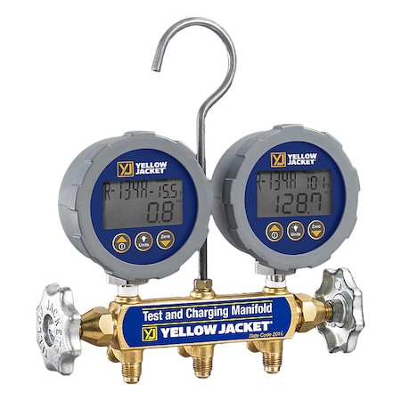 Yellow Jacket Manifold Gauge Set, 3 1/8 in Gauge 46060