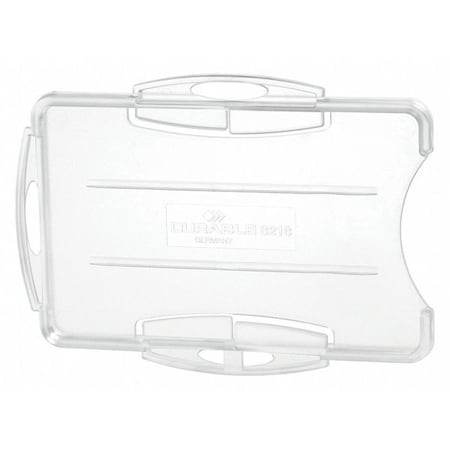 Durable Office Products ID Badge Holder, 2-3/4" L, Dual, PK10 891919