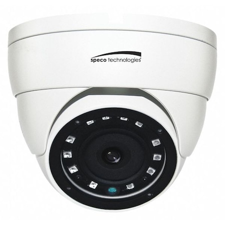 Speco Technologies Camera, Eyeball, 3-45/64" Dia., Fixed Lens VLDT4W