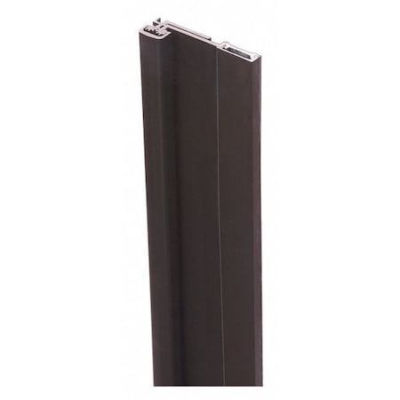 National Guard Piano Hinge, Aluminum Alloy, Full Surface Mounting, 1 5/8 in Leaf W x 83 in Leaf H HD2100DKB-83