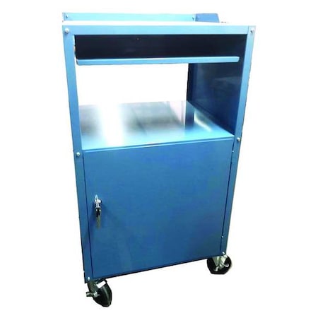 Zoro Select Mobile Computer Cabinet, 27" Overall W. 462D18