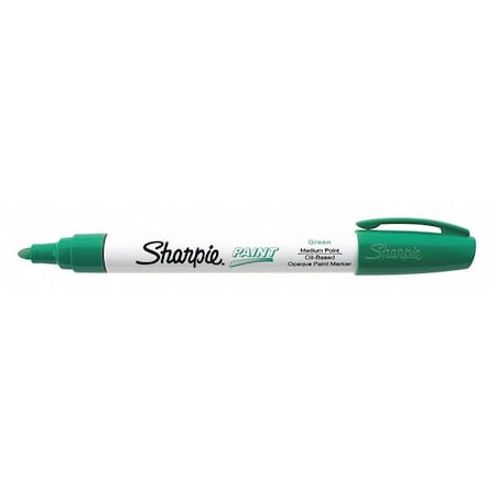 Sharpie Liquid Paint Marker, Green, Fiber, PK12 35552