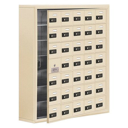 Salsbury Industries 9 1/4 in D, 42 in Sand 19178-35SSC