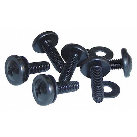 Video Mount Products Rack Screws for Racks and Enclosures -  Screws, PK50 ERRS1032-50