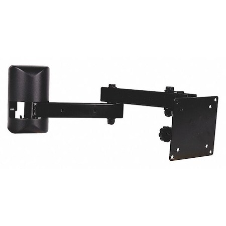 VIDEO MOUNT PRODUCTS Mount, Flush, 125 lb. Load Cap., Black LCD1B