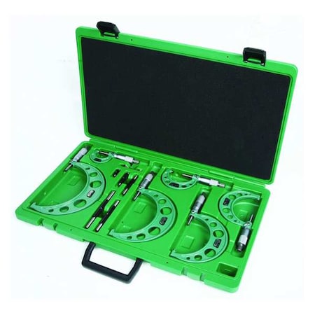 Insize Outside Micrometer, Ratchet Thimble 3203-66A