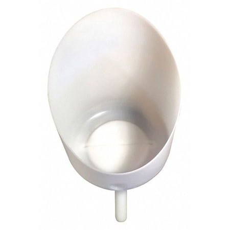 Zoro Select Scoop, White, 3785mL Cap., HDPE, 406mm L 107154-0001