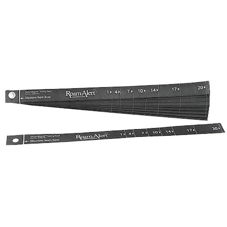 Stanley Healthcare Resident Wristbands Sizing Tool, Gy, PK100 804A1501