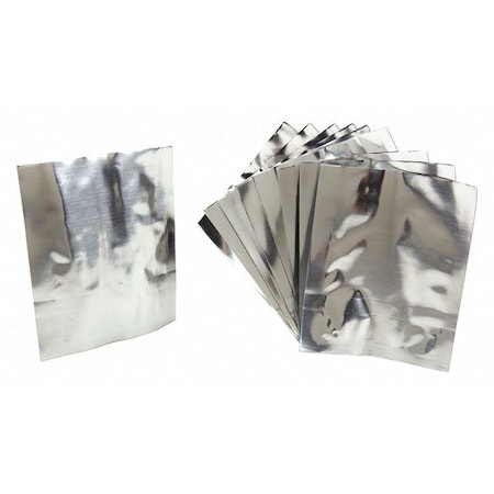 Stanley Healthcare Storage Bags, 10 in L, 1/64 in W, Silver AGEFB01-000
