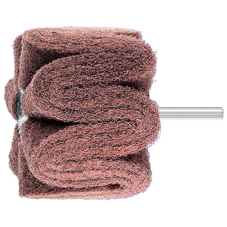 Pferd 3" x 2" POLINOX Mtd. Flap Wheel - 1/4" Shank - PNG Type - A/O 280 Grit 46238