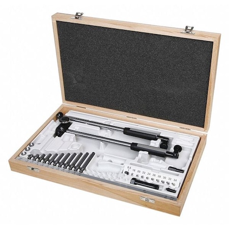 Insize Bore Gage Set, Range 0.700 to 5.900 2423-ES2