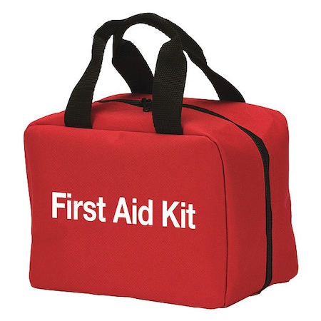 Zoro Select First Aid Kit and Housing, Fabric 196 Components, 25 People Served 59327