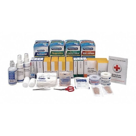 Zoro Select Complete Refill or Kit, Not Applicable Not Applicable, 563 Components, 75 People Served 59312