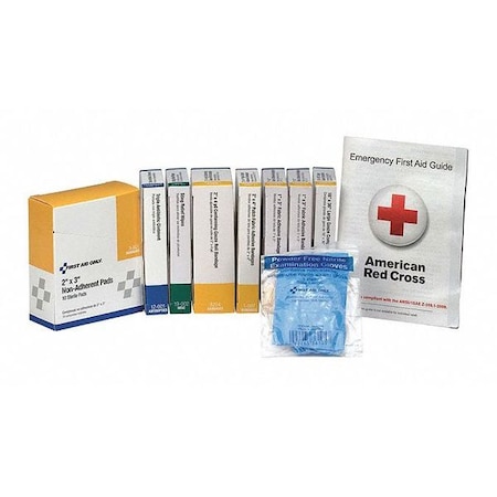 Zoro Select Complete Refill or Kit, Not Applicable Not Applicable, 63 Components, 10 People Served 59385