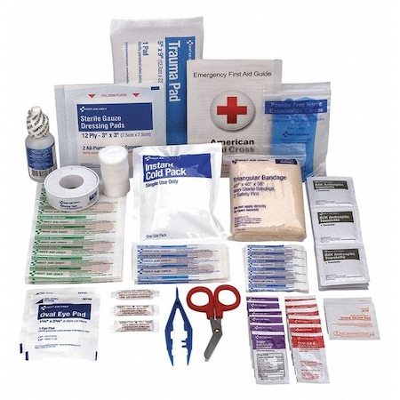 Zoro Select Complete Refill or Kit, Not Applicable Not Applicable, 117 Components, 25 People Served 59360