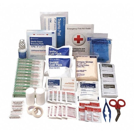 Zoro Select Complete Refill or Kit, Not Applicable Not Applicable, 185 Components, 50 People Served 59358