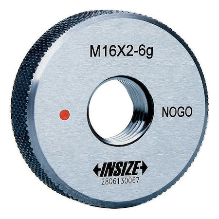 Insize Thread Ring Gage, Thread Size M8.0-1.25 4120-8N