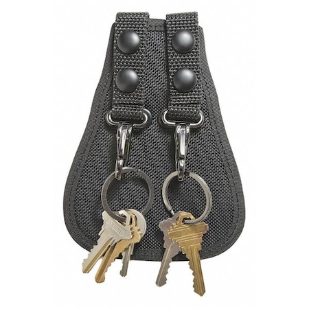 Heros Pride Duty Belt Accessory, Black, Holds Keys 1113