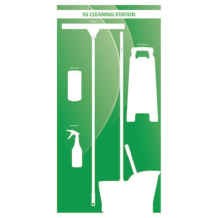 Visual Workplace Shadow Board, 72 in H, 36 in W, Orange 60-3008-7236-614