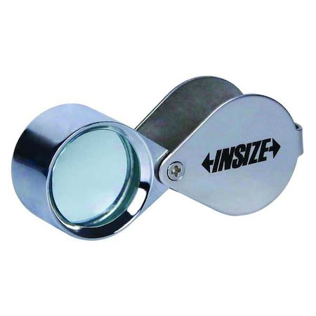 Insize Folding Pocket Magnifier, 8X Power 7511-8